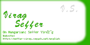 virag seffer business card